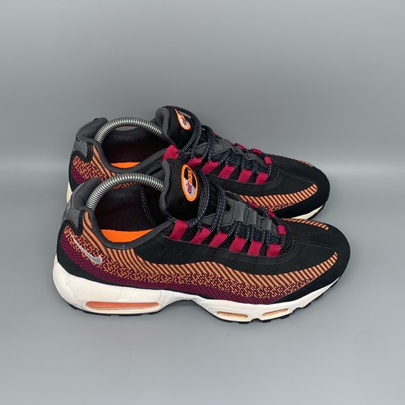 Nike Air Max 95 JCRD Total Orange Running Shoes Men's Sz 8.5 Women's Sz 10 - Picture 1 of 10